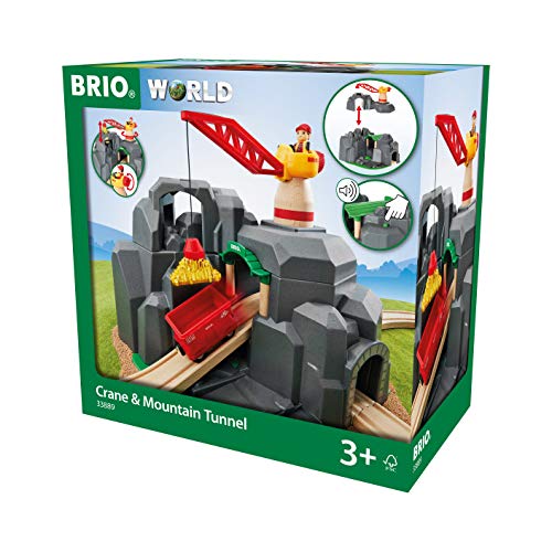 Ravensburger Bri Train Plateforme Grue Et Tunnels Multifonctions