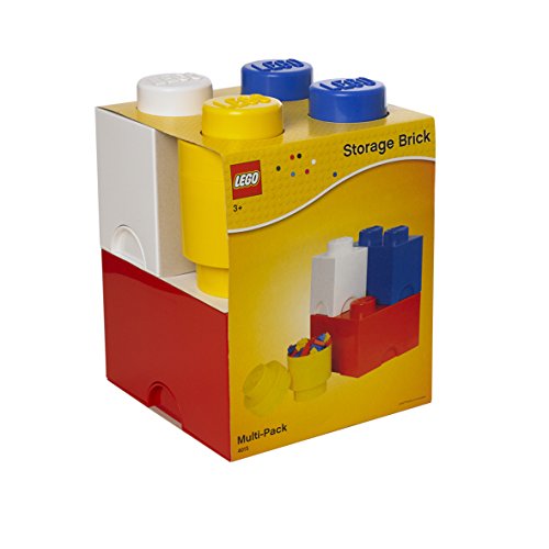 Pack De Briques Lego - 40150001 - Empilable - Bleu, Rouge, Jaune Et Blanc