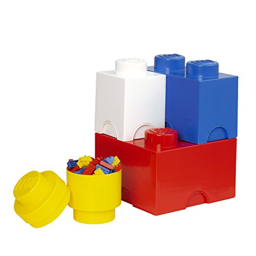 Pack De Briques Lego - 40150001 - Empilable - Bleu, Rouge, Jaune Et Blanc