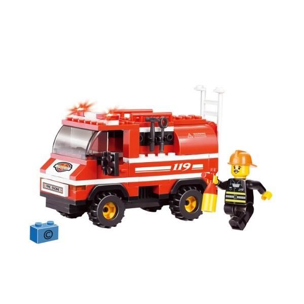 Sluban. Jeu De Construction - Serie Pompiers - Camionette De Pompier