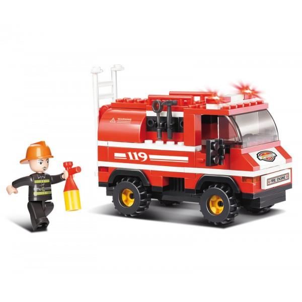 Sluban. Jeu De Construction - Serie Pompiers - Camionette De Pompier