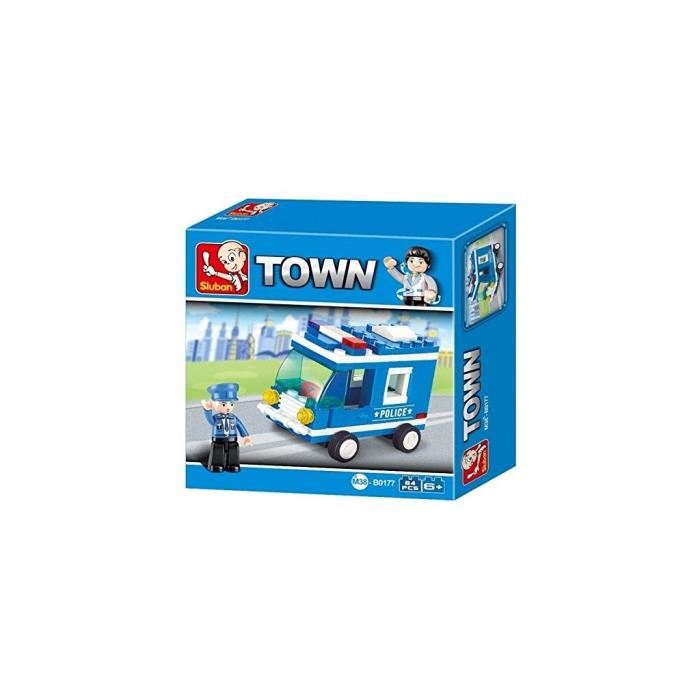 Building Blocks Police Series Police Van Sluban M38-b0177