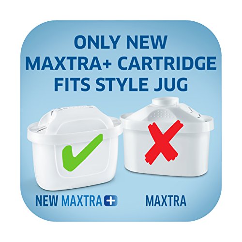 Carafe Style Grise 2,4 L + 1 Cartouche Maxtra