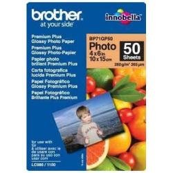 BP71GP50 Brother BP Papier photo brillant 100 x 150 mm 50 feuilles pour Brother DCP J100 J105