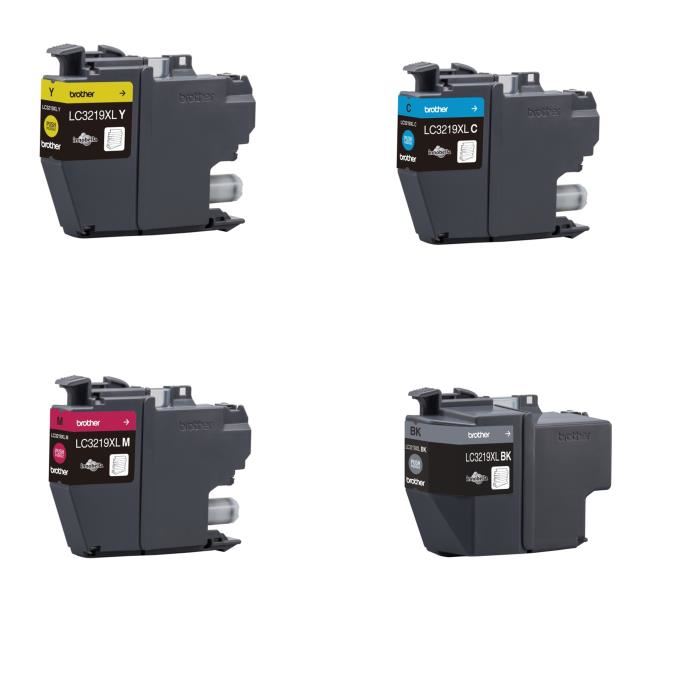 Brother Lc-3219xlval - 4 Couleurs - Cartouche D'encre - Grande Capacite - Multipack 4 Couleurs