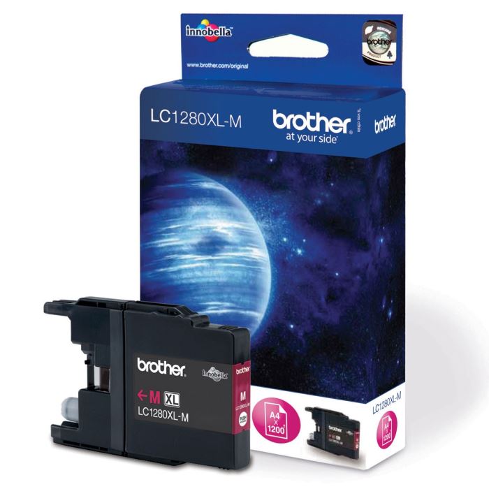 Tonerpartner Greenline Remplace Brother Lc-1280 Xl M Cartouche D&039;encre, Magenta