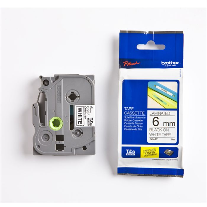 Brother D'origine Brother TZE-211 ruban multicolor 6mm x 8m - remplace Brother TZE211 ruban transfert thermique