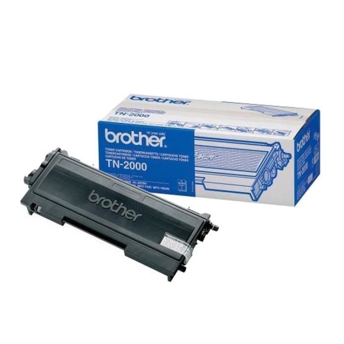 Brother Tn2000 Cartouche De Toner Noir Dorigine De 2500 Pages