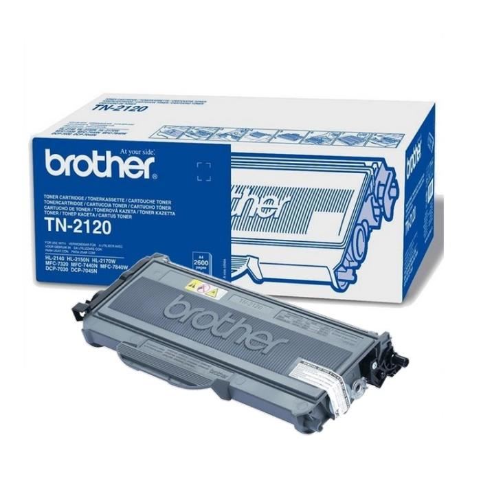 Brother Tn-2120 - Noir - Toner - Grande Capacite Noir