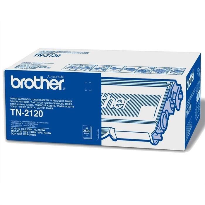 Brother D'origine Brother HL-2170 WR toner (TN-2120) noir, 2 600 pages, 2,32 centimes par page - remplace toner TN2120 pour Brother HL-2170WR