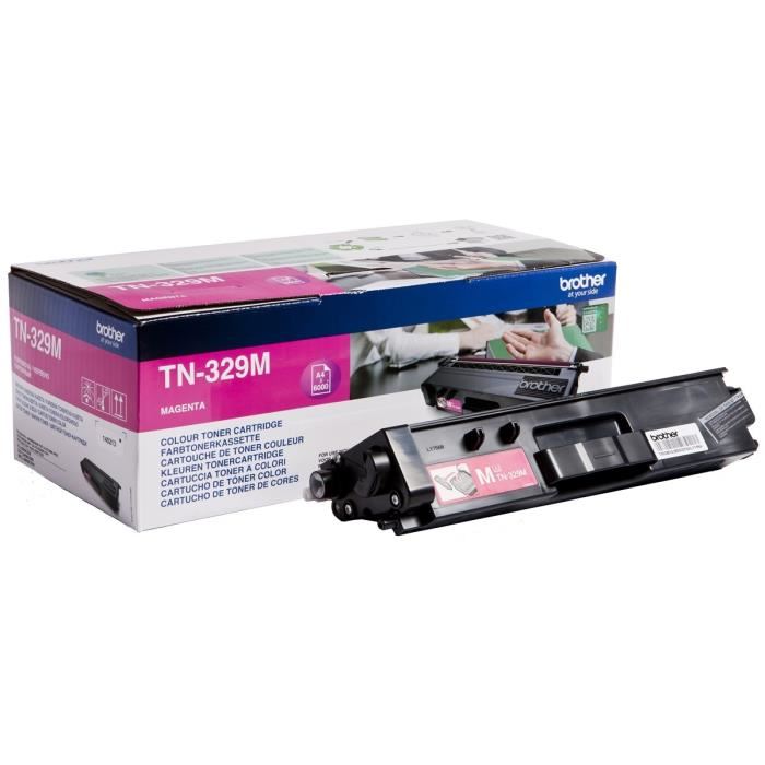 Brother Tn329m Cartouche De Toner Magenta 6000 Pages Dorigine Pour Dcp L8450cdwmfc L8850dw