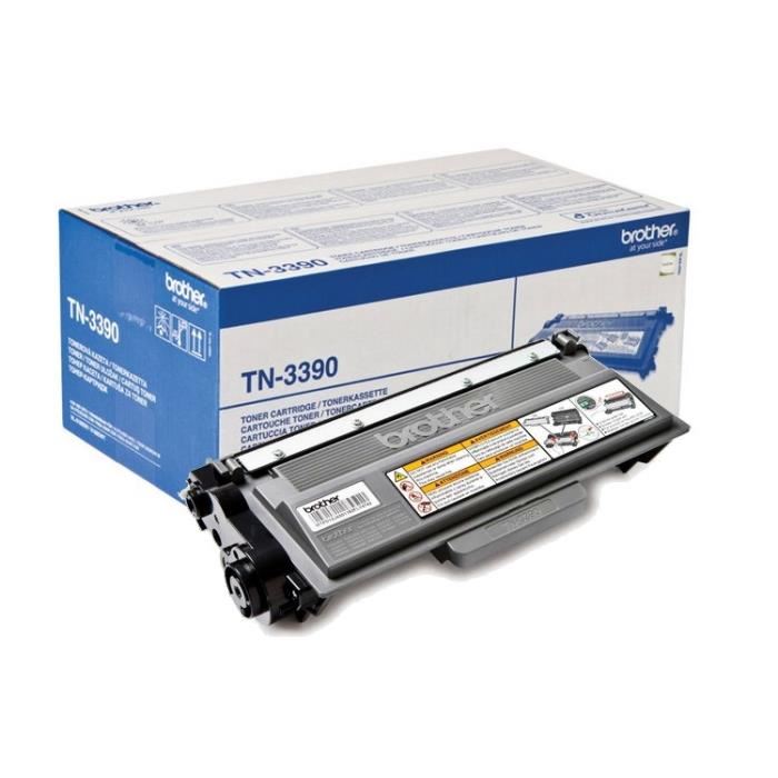 Brother Tn 3390 Cartouche De Toner Noir Dorigine De 12000 Pages