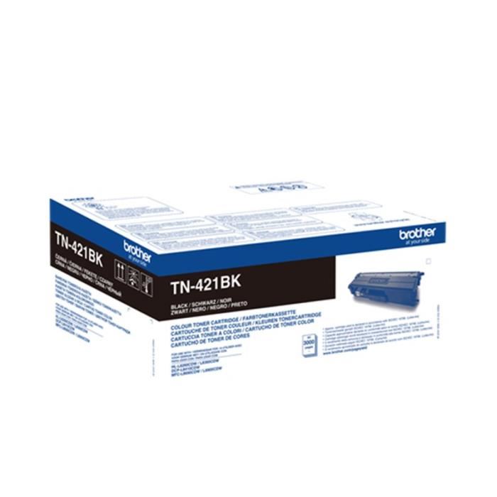 Brother D'origine Brother TN-421 BK toner noir, 3 000 pages, 2,91 centimes par page - remplace Brother TN421BK toner