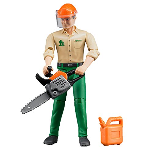 Figurine Bucheron Bruder Articulee Accessoires Forestiers 107 Cm