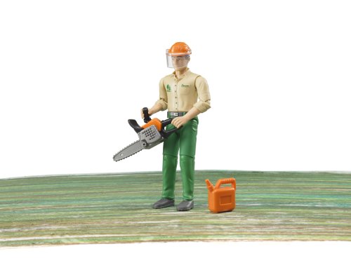 Figurine Bucheron Bruder Articulee Accessoires Forestiers 107 Cm