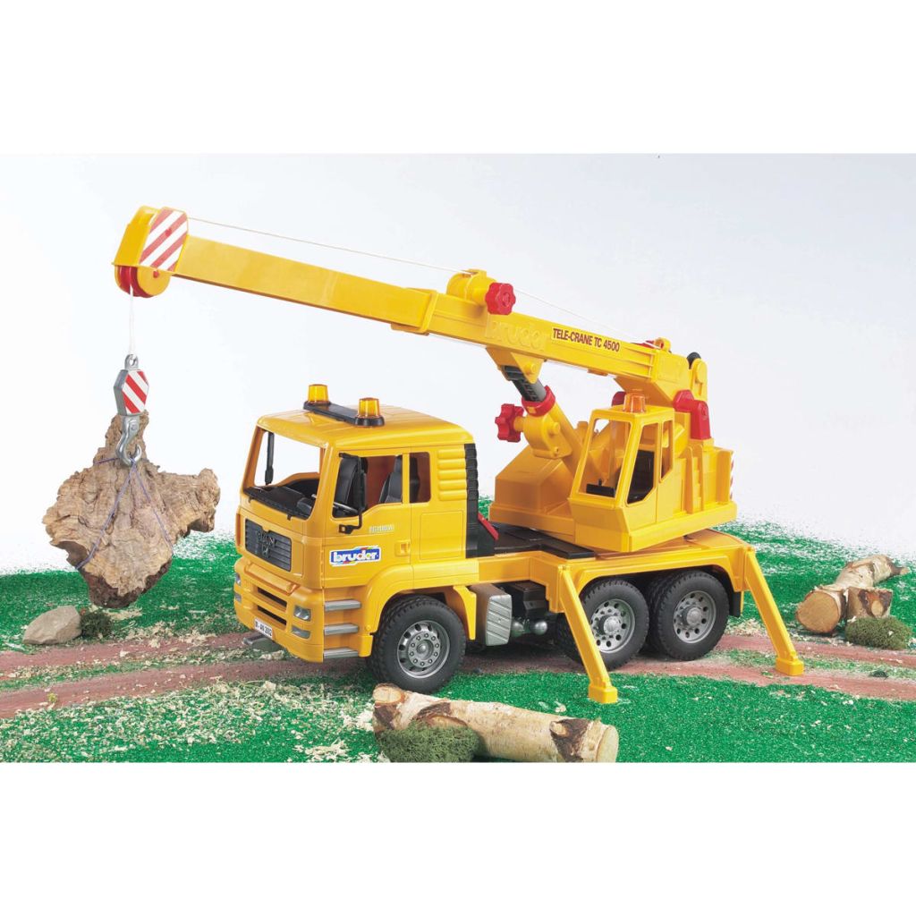 Bruder Man Crane Truck (without Light And Sound Module)