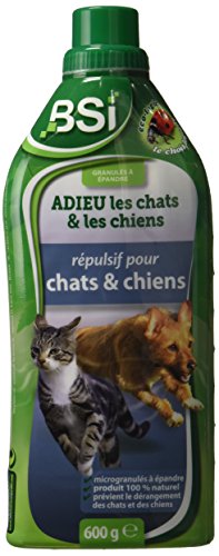 Bsi Adieu Les Chiens Et Les Chats Chiens Ou Chats Repulsif Base Vegetale Granules Pret A Lemploi 600g