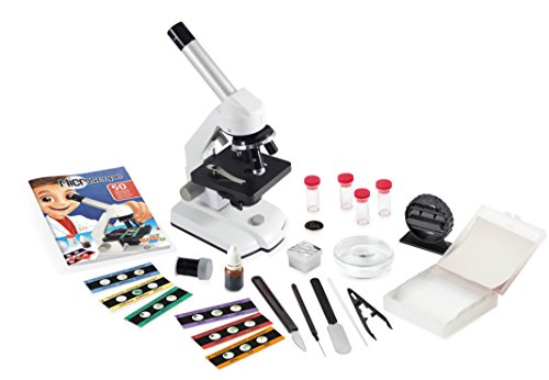Microscope - Buki France - 50 Experiences - Enfant - 8 Ans - Mixte - Bleu - Piles Fournies - Piles