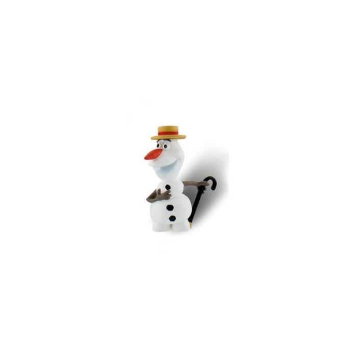 Figurine Miniature - Bully - Olaf La Reine Des Neiges Disney - 6 Cm - Fille 3 Ans