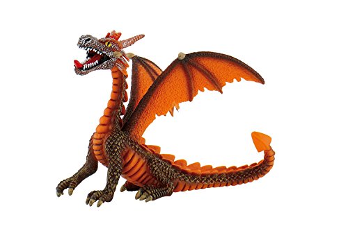 Figurine - Bullyland - Dragon Orange Assis - Mixte - 3 Ans - Interieur