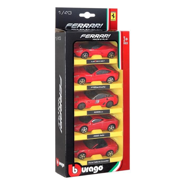 Bburago Maisto France Pack De 5 Ferrari