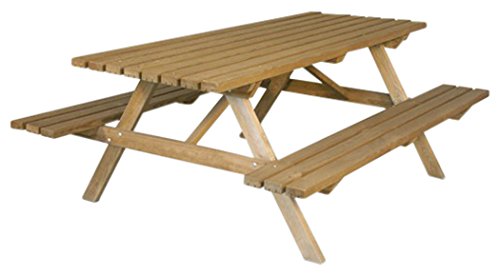 Jardipolys - Table pique nique en bois 200 cm - BURGER