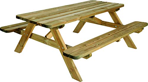 Table Pique Nique Robuste 45 | 180 X 160 Cm