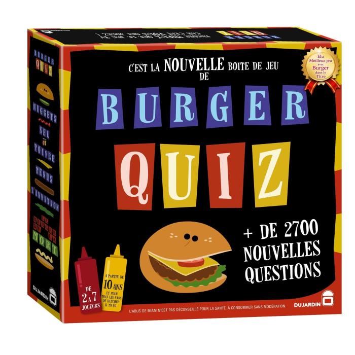 Jeux Societe - Burger Quiz