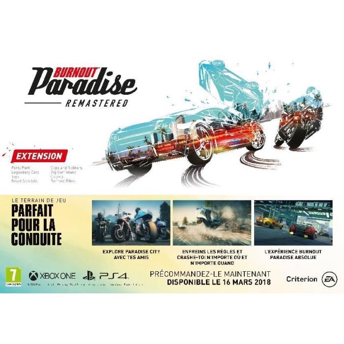 Bandai Namco Entertainment Burnout Paradise Remastered Xbox One