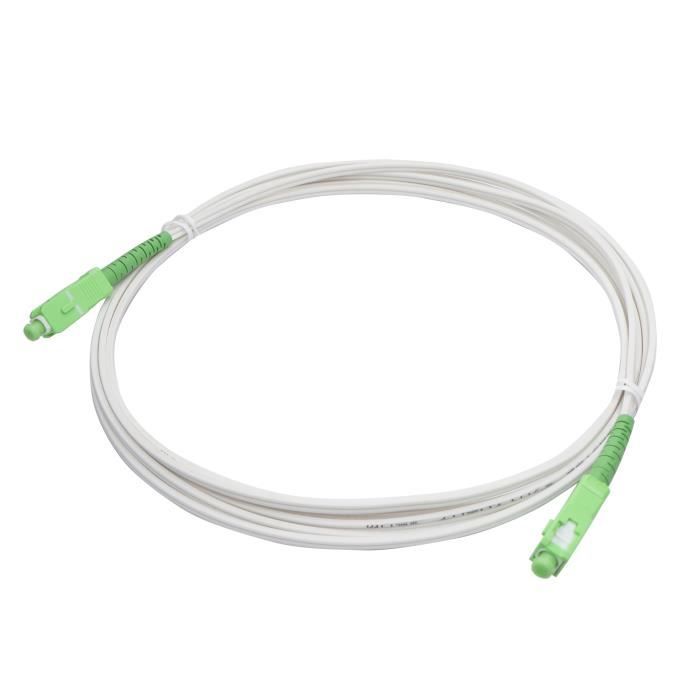 Cable fibre optique pour Livebox, SFR box et Bbox 3m00