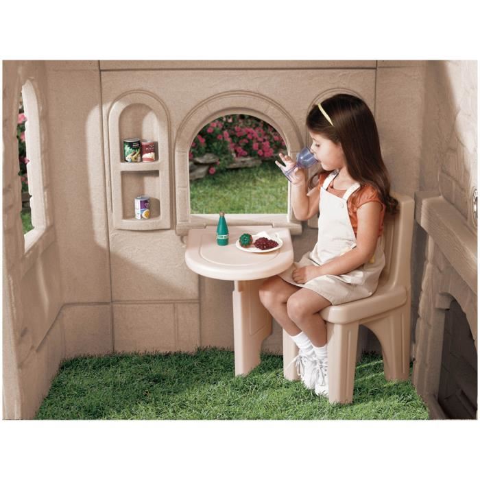 Maisonnette En Plastique Pour Enfant Step2 Storybook Cottage Rouge Exterieur 18 Mois Et Plus