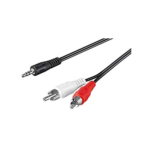 Cable Audio Stereo Rca Male Vers Jack 3.5mm Stereo