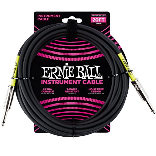 Ernie Ball 6046 - Cable Jack-jack Instrument - 6m