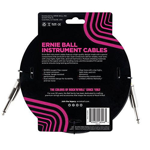 Ernie Ball Cable D?instrument, Connec .....