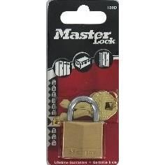 Cadenas Master Lock 30 Mm A Cle Metal Utilitaire