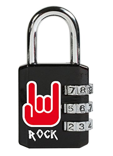 Master Lock - Cadenas 3 Chiffres Anse 30 Mm - Imprime Rock