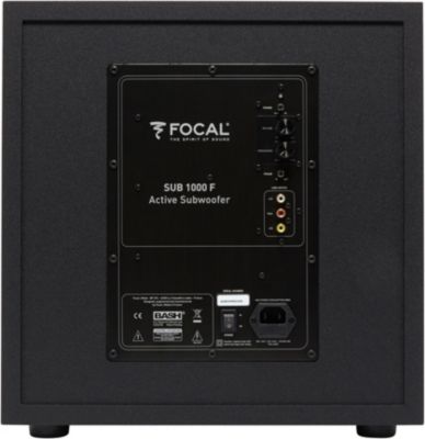 Caisson De Basses Focal Sub 1000 F - 30 Cm Flax - 1035 Db - Noir