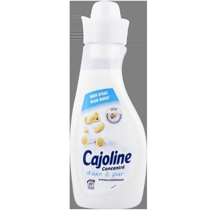 CAJOLINE Adoucissant concentre - Doux pur hypoallergenique - 750 mL