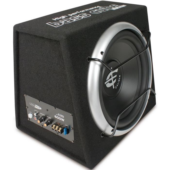 Set De Caisson De Basse - Caliber Bc112sa - 25 - 3500 Hz 200w Rms 600w Max 330 X 400 X 355 Mm Noir