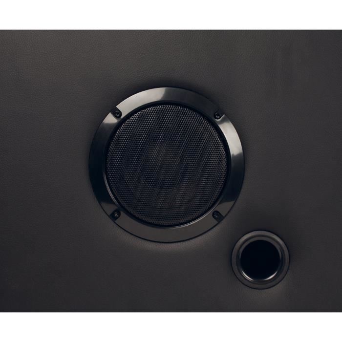 Pouf Haut-parleur - Caliber Hpg522bt - Bluetooth Caisson De Basse 15w 400 X 400 X 420 Mm Noir