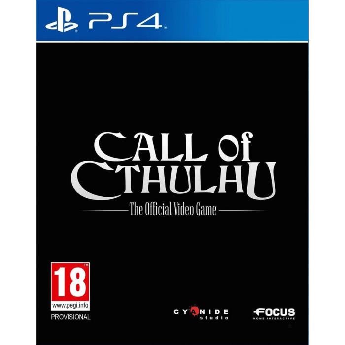 Call Of Cthulhu Jeu Ps4