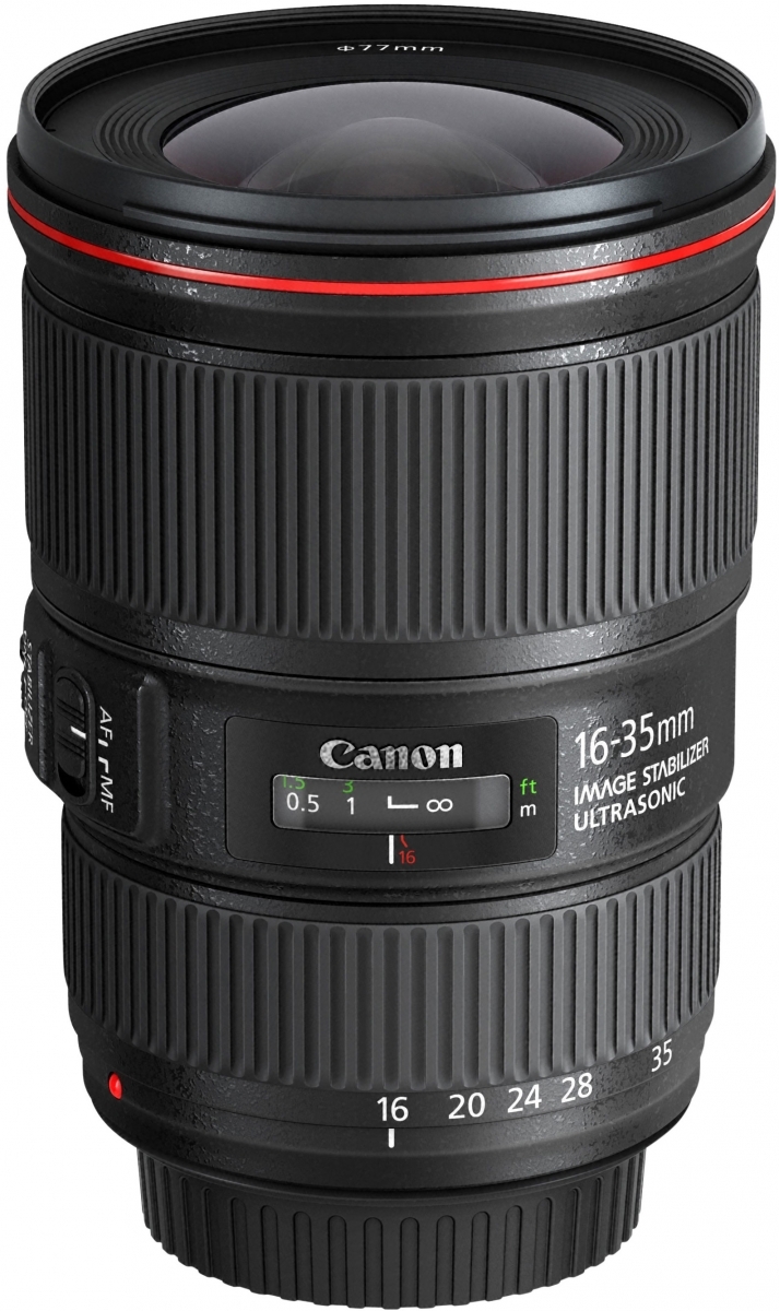 Objectif Canon Ef 16-35 Mm F/4 L Is Usm - Zoom Ultra Grand-angle Professionnel Avec Stabilisateur D'image