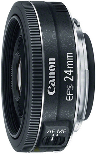 Objectif Canon Ef-s 24mm F/2.8 Stm - Ouverture F/2.8 - Poids 125g - Pour Appareil Photo Reflex Canon Ef/ef-s