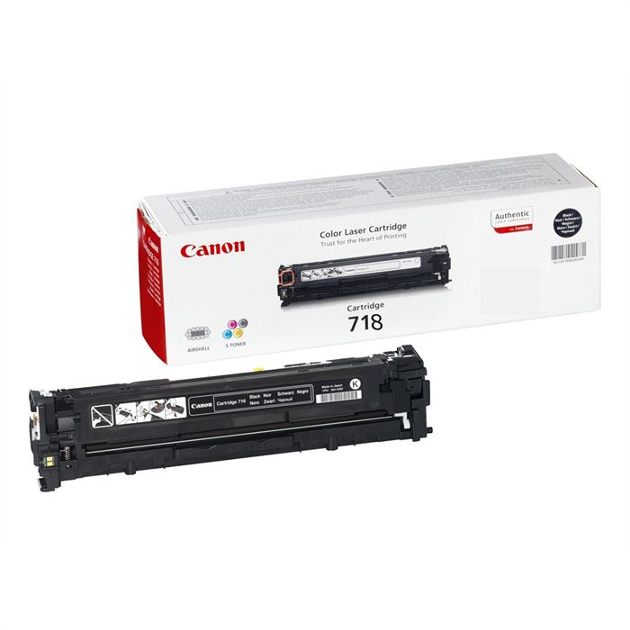 Canon 718 Bk - Noir - Toner Noir