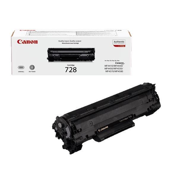 Canon D'origine Canon 3500 B 002 / 728 toner noir, 2 100 pages, 2,54 centimes par page - remplace Canon 3500B002 / 728 toner