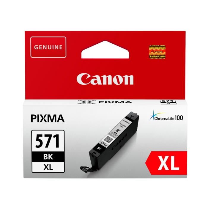 Canon Cartouche Dencre Cli 571 Xl Grande Capacite Noir Cli571xl