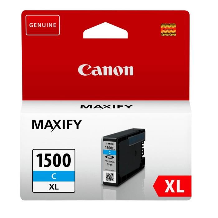 Canon Pgi-1500xl C - A Rendement Eleve - Cyan - Original - Reservoir D'encre