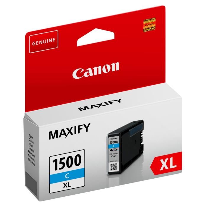 Canon Pgi-1500xl C - A Rendement Eleve - Cyan - Original - Reservoir D'encre