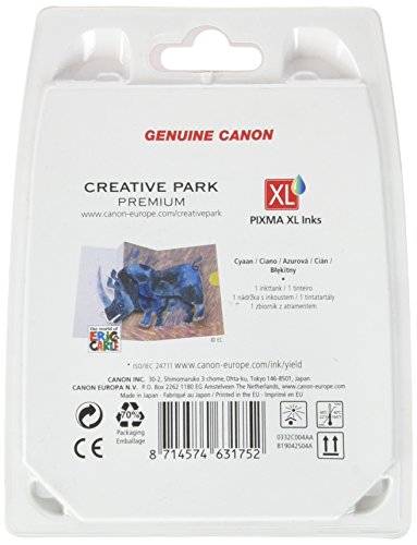 Canon D'origine Canon Pixma TS 6000 Series cartouche d'encre (571 CXL / 0332 C 004) cyan, 680 pages, 1,94 centimes par page, contenu: 11 ml