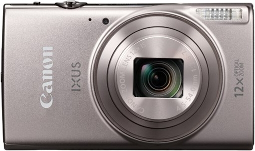 Appareil Photo Numerique Compact Canon Ixus 285 Hs Argent - 21,1 Megapixels - Zoom Optique 12x - Full Hd
